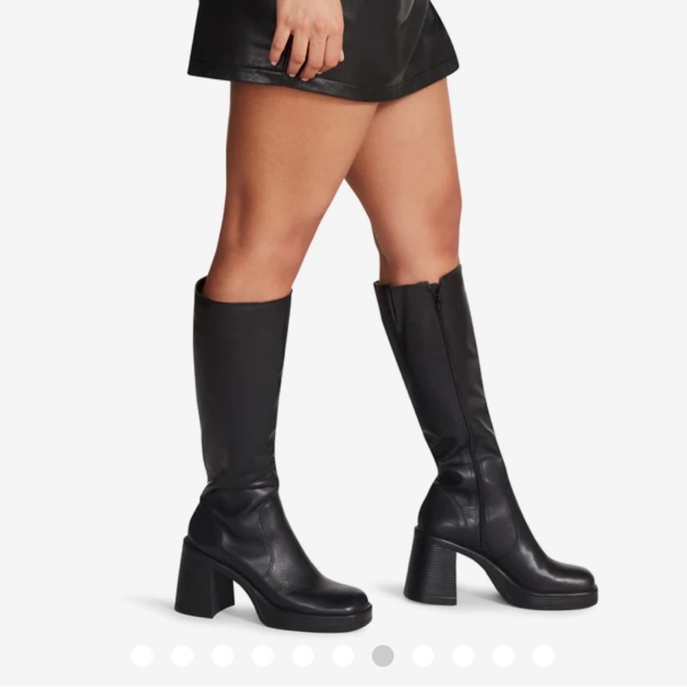 Gorgeous NIB Steve Madden Fanatik Leather Boots